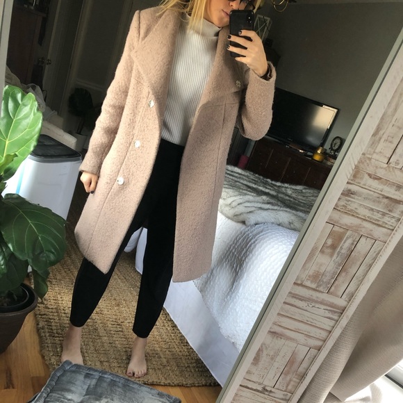 Blush Nude Kenneth Cole Wool Jacket - Picture 6 of 6